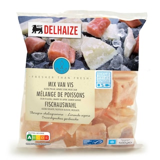 Delhaize | Mix van Visfiletstukjes 