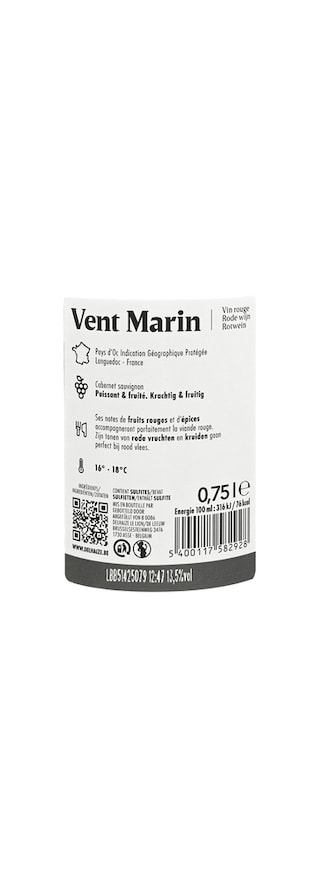 Vent Marin | Vent Marin Cabernet Sauvignon Rouge 75 cl