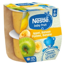 Nestlé | Baby Fruit | Fruit | Banane Pomme | 4 mois 
