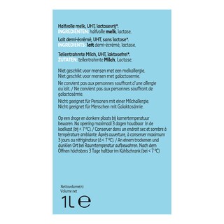 Delhaize | Melk | Halfvolle | Lactosevrij 