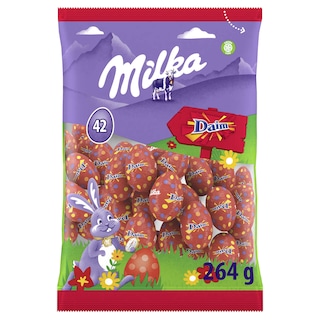 Milka | oeufs de Pâques | Chocolat Au Lait Daim 264 gr