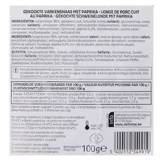 Delhaize | Carre paprika 100 gr