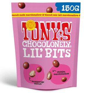 Tony's Chocolonely | Melk | Marshmallow | Biscuit 150 gr