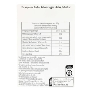 Delhaize | Lapjes | Kalkoen 