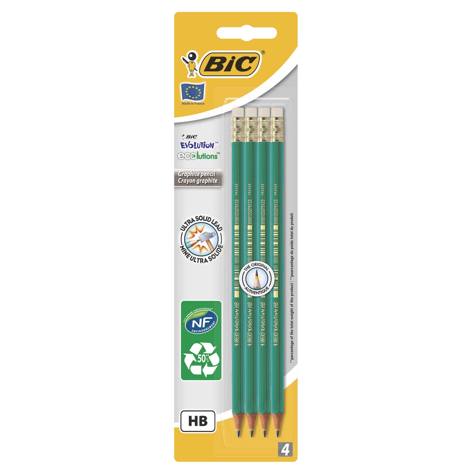 Bic Potloden + Gom