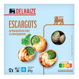 Delhaize | Escargots | Bourgogne | 12 stuks 