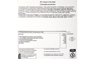 Delhaize | Bio | Chipolata | Poulet | Bio 