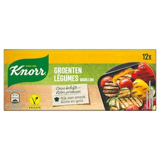 Knorr | Original | Bouillon Original | Groenten | 12 Bouillonblokjes 