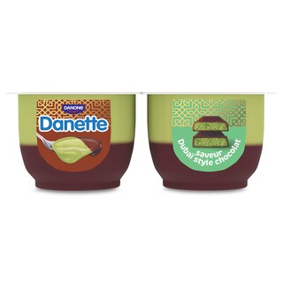 Danette | Dessert | Crème | Pistache | Chocolat 4 x 125 gr