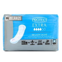 Delhaize | Protect|Urineverlies |matig | Extra |Aloe Vera|10 pc 