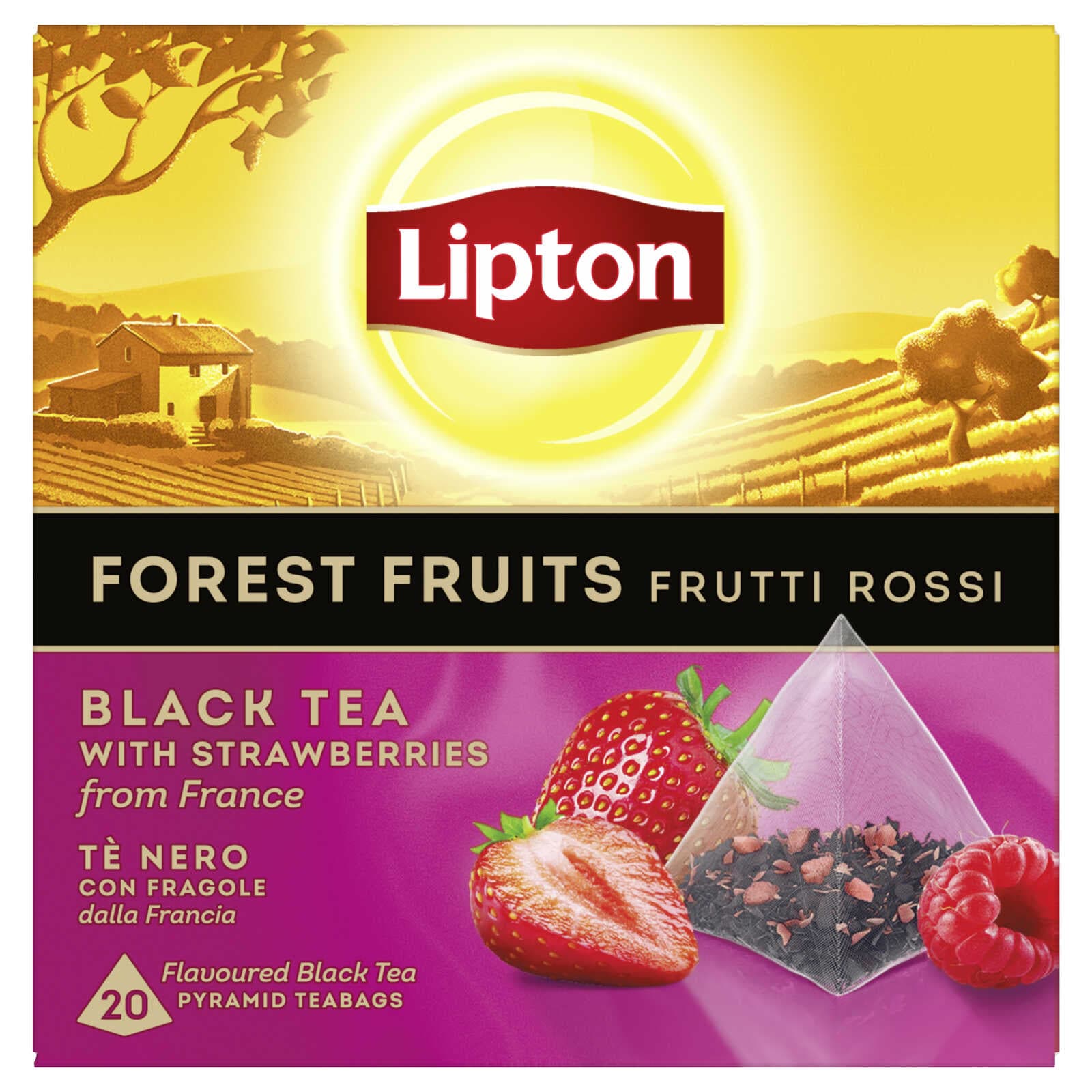 Lipton Zwarte thee | Rode bessen