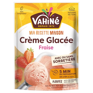 Vahiné | Mix | Préparation glace | Fraise 200 gr