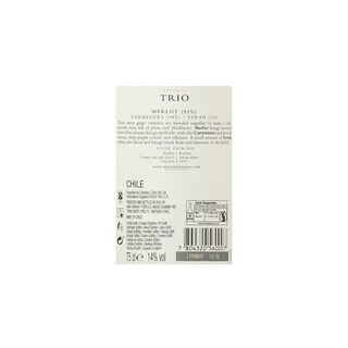 Chili | Casablanca Valley | Trio Carmenere Merlot Syrah 2016 