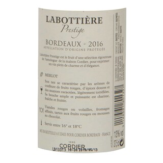 France - Frankrijk | Bordeaux - Bordeaux | Labottiere Prestige 2016 