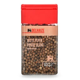 Delhaize | Epices | Poivre | Blanc | Grains 160 gr