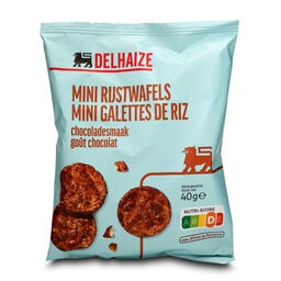 Delhaize | Rijst- & Maiswafels | Choco | Mini 