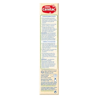 Nestlé | Cerelac | Céréale Biscuitée | Sans Gluten | Bébé | 4m 