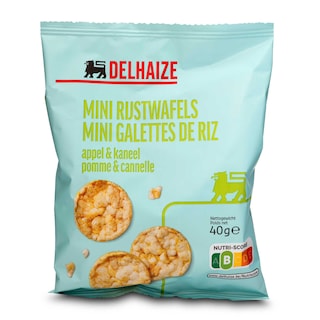 Delhaize | Rijstwafels | Appel-kaneel | Mini 