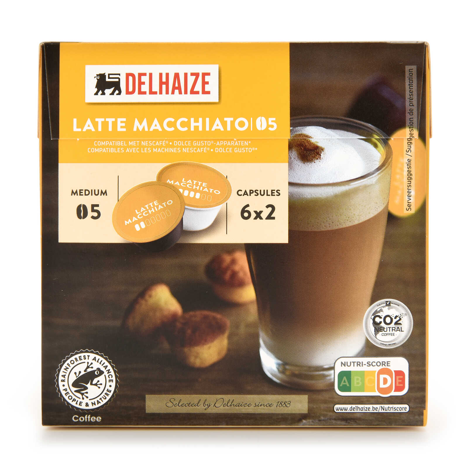Delhaize Koffie | Latte Macchiato | Dolce Gusto caps