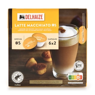 Delhaize | Koffie | Latte Macchiato | Dolce Gusto caps 