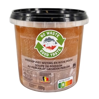 Delhaize | Soep | Wijting/Rode Poon 