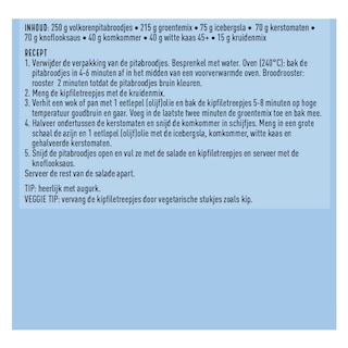 Delhaize | Maaltijdbox | Versneden | Pita kip 