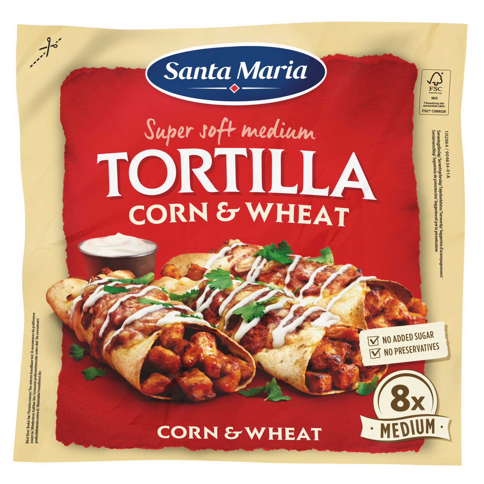 Santa Maria Tortilla | Tarwe | Maïs