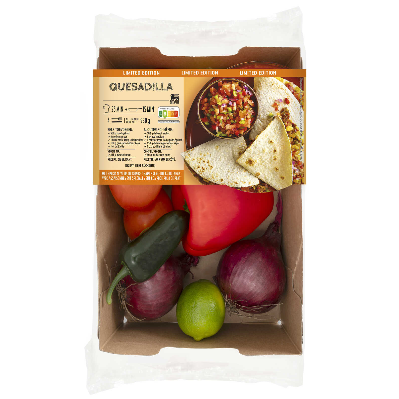 Delhaize Maaltijdbox | Quesadilla