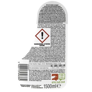 Delhaize | Vloeibaar wasmiddel | 1,5L | 27DS | Zwart 27 st