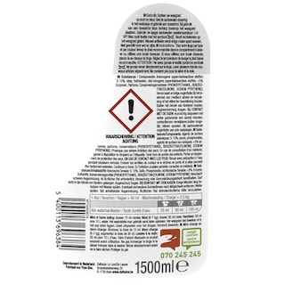 Delhaize | Lessive liquide | 1,5L | 27DS | Noir 