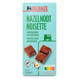 Delhaize | Melkchocolade met Hazelnoten 