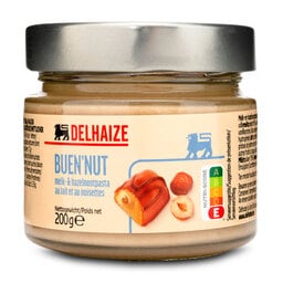 Delhaize | Smeerpasta | Buen'nut | melk & hazelnoten 