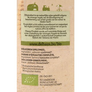 Delhaize | Bio | Farine epautre complete | Bio 1 kg