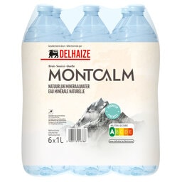 Delhaize | Montcalm | Mineraal  Water | Niet bruisend | PET 