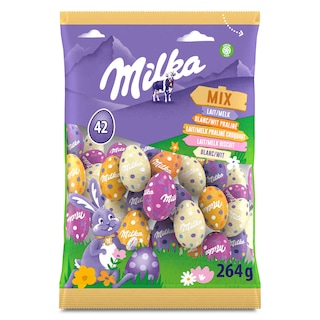 Milka | oeufs de Pâques| Mix | Chocolat | 5 Goûts 