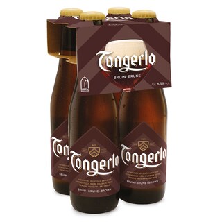 Tongerlo | Bière abbaye | Brune | 6,5% | Bouteille 4 x 33 cl
