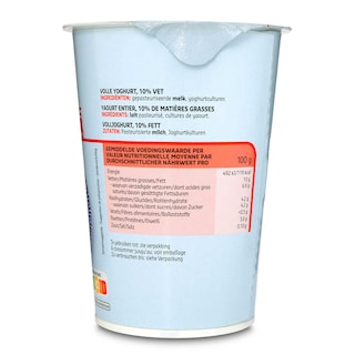 Delhaize | Yoghurt | Grieks | 10% v.g. 