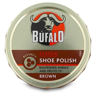 Bufalo | Cirage en crème | Classic | Cire d'abeille | Brun 
