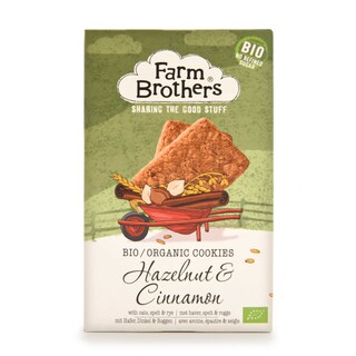 Farm Brothers | Koekjes | Hazelnoot | Kaneel | Bio 