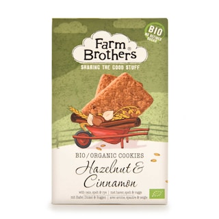 Farm Brothers | Biscuits | Noisette | Cannelle | Bio 