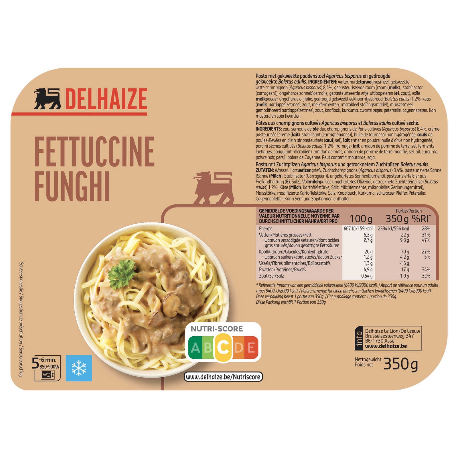 Delhaize Fettucini | Funghi