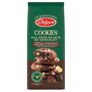 Delacre | Cookie | Driedubbele chocolade 
