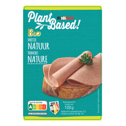 Delhaize | Plant-Based | Tranches végetarienne | Nature | Bio 