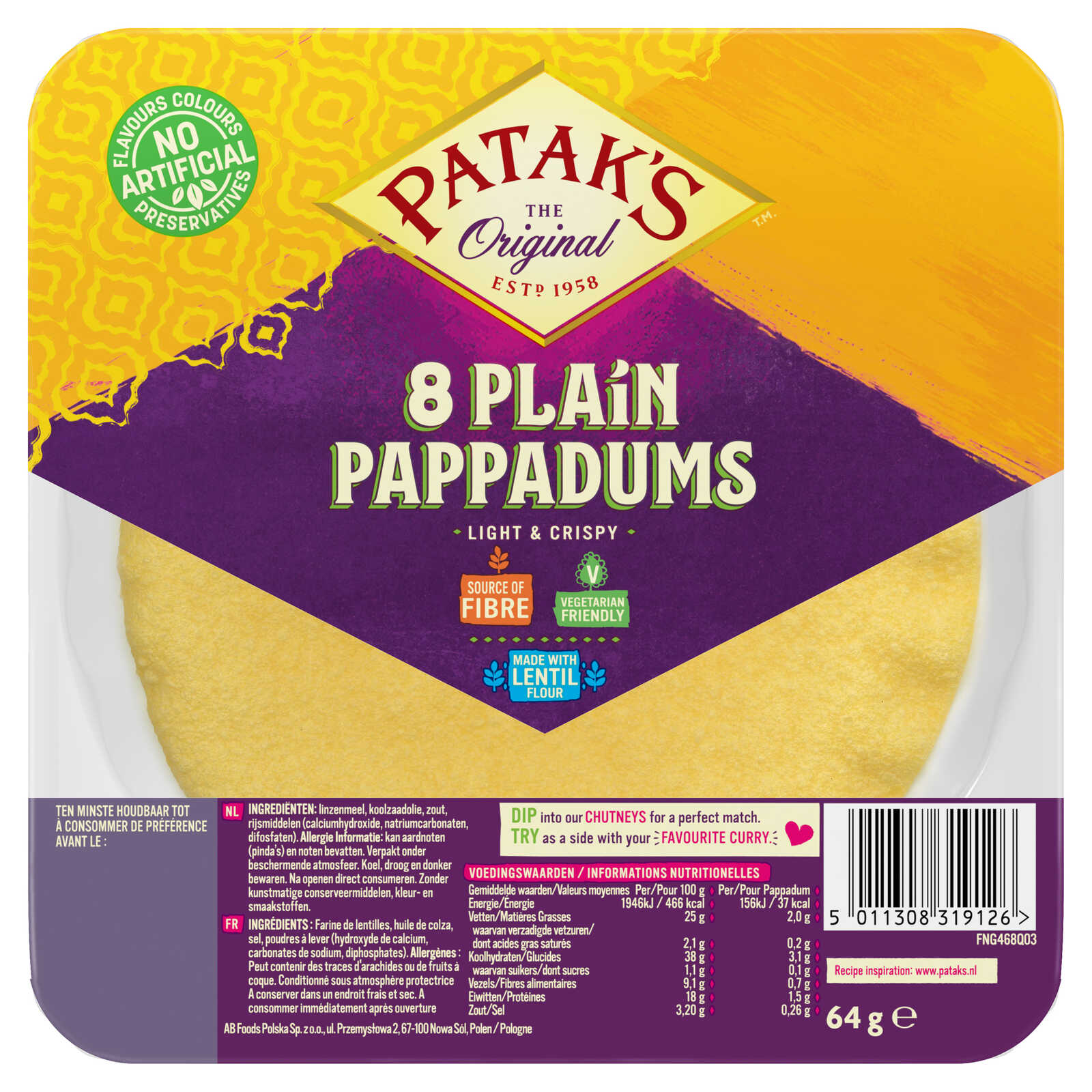 Patak's Pappadums | Natuur