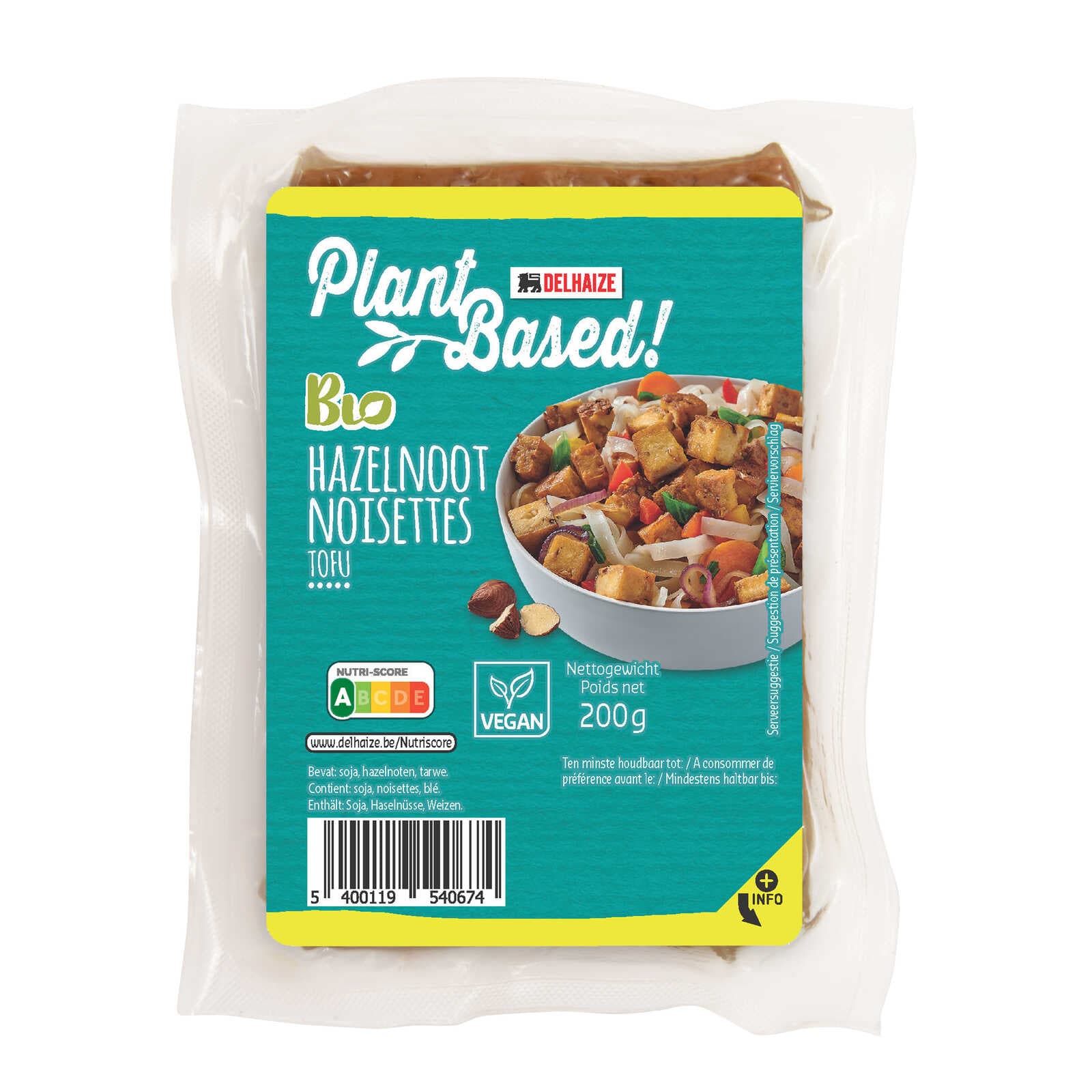 Delhaize Tofu | Noten | Vegan | Bio