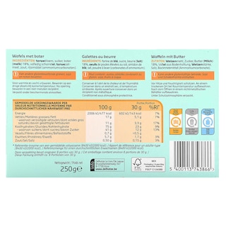 Delhaize | Gaufrettes | Beurre | Fin 