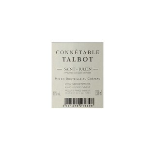 FR BORDEAUX SAINT JULIEN | Connetable de Talbot 2012 