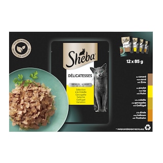 Sheba | Aliment chat | Gelée | Volaille 