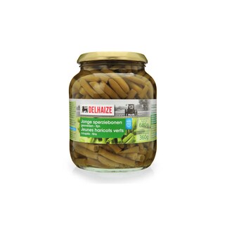 Delhaize | Haricots princesses | Jeunes | Brisés | Bocal 