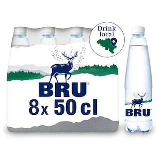 Bru | Eau minérale | Finement pétillante naturelle| rPET 
